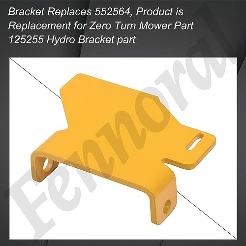2 Pack 552564 RS Rear Bracket (Right) - 125255 Transmission Hydro Bracket Part for Hustler Raptor SD/SDX Lawn Mower 936476 936484 936484 938548 938555 939256, Perfect Replacement Parts