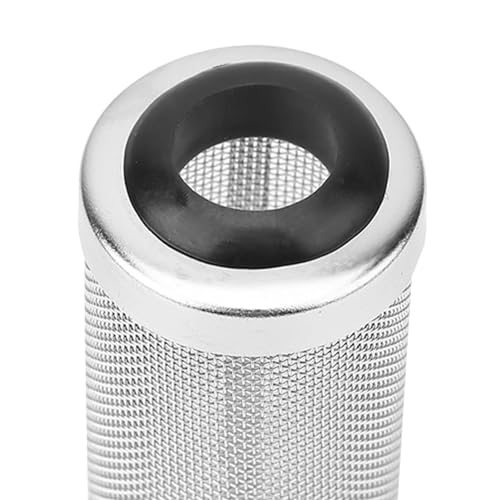 Yosoo Health Gear Shrimp Filter Guard, 2 Piece Stainless Steel Aquarium Mesh Filter, Intake Strainer Filter, Fish Tank Filter Inlet Inflow Basket, Protecting Fish from Inhalation(Large 16mm)