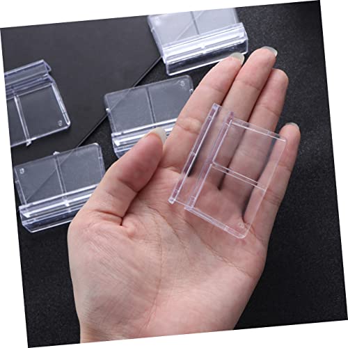 Fish Tank Cover Frame Support 10pcs 6mm Acrylic Brackets Sturdy Safe for 5-6mm Glass Tanks