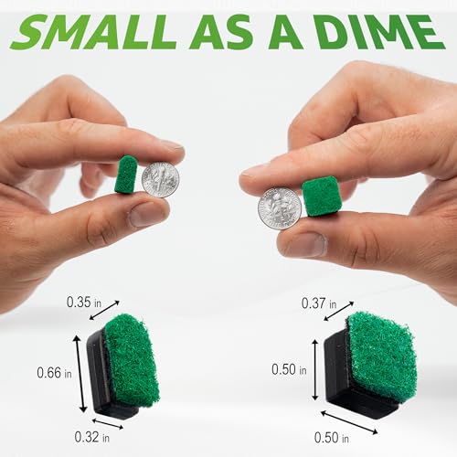 Chubbs Scrubb Duo Magnetic Glass Cleaner Kit - Mini Magnet Scrubber for Hard-to-Reach Stains on Glass, Ceramic & Metal - style: Chubbs Scrubb DUO