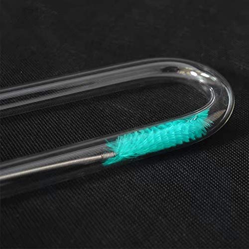 Aquarium Filter Brush, 45CM Double Ended Hose Brush Flexible Air Tube Hose Cleaner for Fish Tank or Home Kitchen