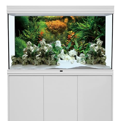 AWERT 60x24 inches Aquarium Background Seagrass Aquarium Background Aquatic Plant River Bed & Lake Fish Tank Background Vinyl Background - size: 60x24in/150x60cm