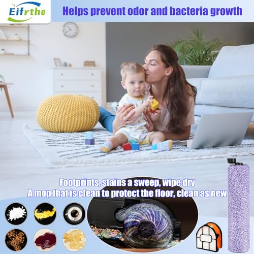 WDB1F2 Replacement Brushroll & Filte Bundle for Shark HydroVac WD101 WD201 WD100 WD200 AW201 WD200C WD201C WD101C AW261 wd160 XL 3-in-1 vacuum cleaner, compare parts WDB1, WDB2, WDFF1, WDFF2, WDB1F2 - color: WD200(3+1+5)