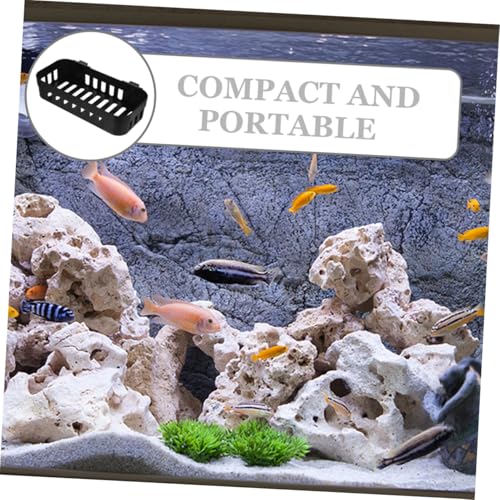 Toddmomy 2pcs Floating Plant Aquarium Moss Holder Suction Cups Hanging Fish Tank Planter Cups for Aquatic Plants Fish Tank Holder Aquarium Decorations