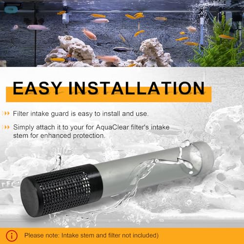 Magluv Aquarium Intake Guard Fit for AquaClear 70/110 Power Filter, Filter Intake Cover Replacement for Aquameta Aquarium Filter Intake Guard Protects Aquatic Life