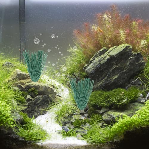 Garneck 10Pcs Fish Breeding Spawning Mops Aquarium Decor Shrimp Shelter Fish Tank Ornaments Breeding Grass for Hatchery