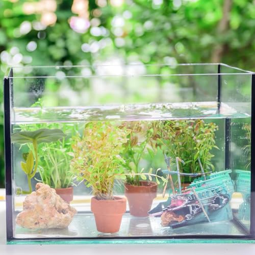 3 Pcs Betta Hammock Set, Betta Fish Hammock, White Betta Fish Tank Accessories with Lotus Leaf Accessories, Fish Hideout for Aquarium Resting Spots for Shrimp