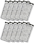 10 Pack Auqarium Filter Replacement Plates, Turtle Tank Filter Sponges, Suitable for 3.5W 280L/H Low-Water Filter
