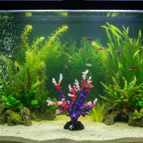 Resin Coral Aquarium Ornament Resistant Aquarium Decoration Artificial Coral Formation Decoration