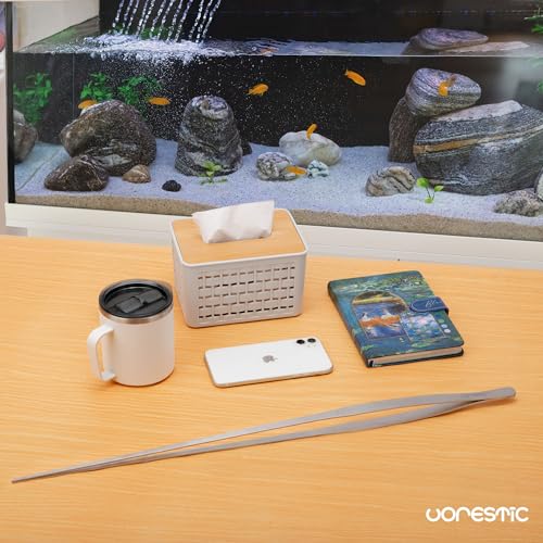 VORESTIC Straight Aquarium Tweezers 23.6 Inch, Stainless Steel Long Tweezers for Fish Tank Planting, Aquascaping, Aquarium Plant Care, Terrarium Tool and Long Fish Tank Planting Tongs - color: Straight