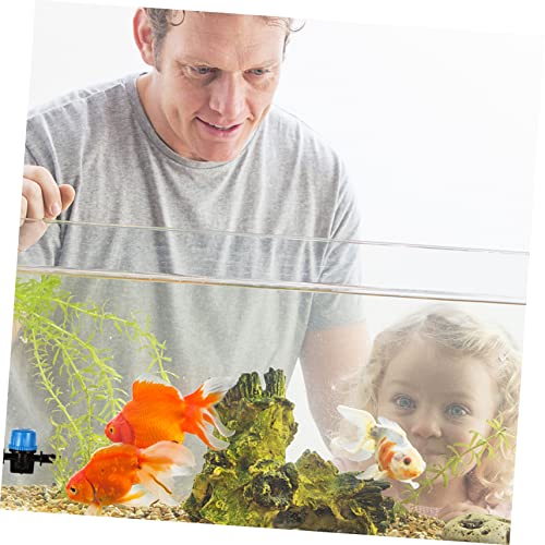 Happyyami 1set Aquarium Barb Hose Kit Flexible Tubing with Connectors for Fish Tanks Safe for Fish Supply Control