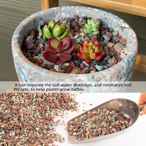 45lb Mix Lava Rocks for Plants in Door -Gravel Pebbles for Bonsai Succulent Cactus Potting Soil and Vase Fillers, Fairy Gardening,Top Dressing - color: Mix Gravel, size: 45lb