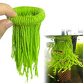Fish Spawning Mops,Circular Spawning Mops for Fish,Fish Breeding Grass Mops,Floating Aquarium Plants Decor,Decorative Aquarium Grass for Breeding Spawning Fish(Green)