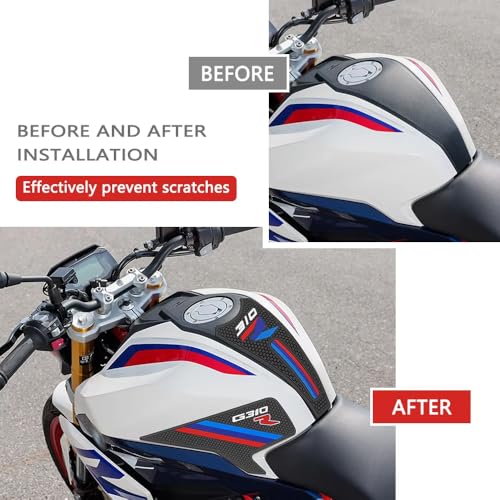 for G310R gs310r 2024 2023 2022 2021 Accessories Tank Pads Fuel Tank Traction Pad Rubber Anti Slip Sticker Gas Knee Grip Prot Modification Parts