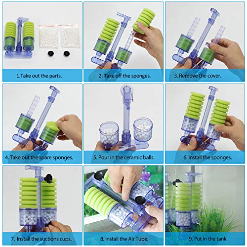 capetsma Sponge Fish Tank Filter Aquarium Filter