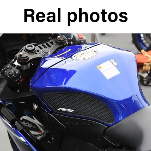 for Yamaha YZF-R9 2025- Fuel Tank Pads YZF R9 Rubber Anti-Slip Traction Stickers Decals Accessories (Set) - color: Set