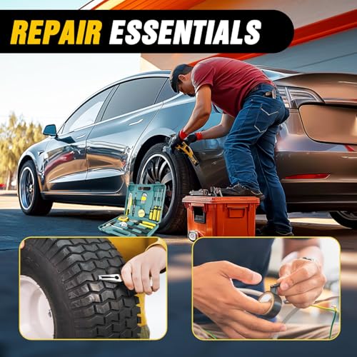 Nilight Car Emergency Kit with Jumper Cable, First Aid Kit Safety Assistance Tools for Travel Camping Outdoor Cars Truck SUV RV, Roadside Essentials with Flash Light - color: Essential Kit+Tool Set