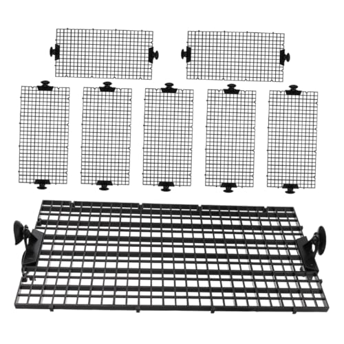 Toyvian 1set Aquarium Divider for Fish Tanks High- Isolation Board Cups for Fish Species Panels Cups