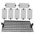 Toyvian 1set Aquarium Divider for Fish Tanks High- Isolation Board Cups for Fish Species Panels Cups