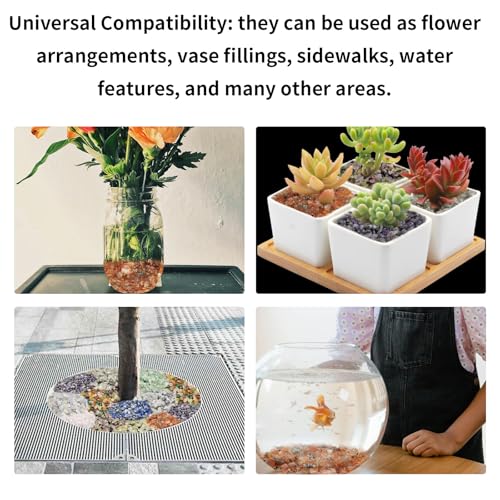 0.45 LB Polished Agate Stones Natural Decorative Rocks for Outdoor Decoration Home Decoration Fish Tank Vase Filler DIY Handmade Bamboo Succulents Cactus (South Red Agate) - color: South Red Agate