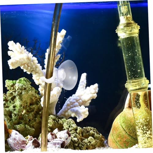 COLLBATH Aquarium Suction Cup Holder 20pcs Water Tubing Clips Fish Tank Suction Cup Clips Set