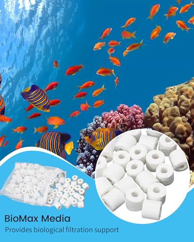 Prismora 8 Sets of Upgraded Three-Stage Filtration Fish Tank Filter for AquaClear 70 Power Filter, 8 Set of Replacement Maintenance Kit for Fish Tank Filter for 40- to 70-Gallon Aquariums