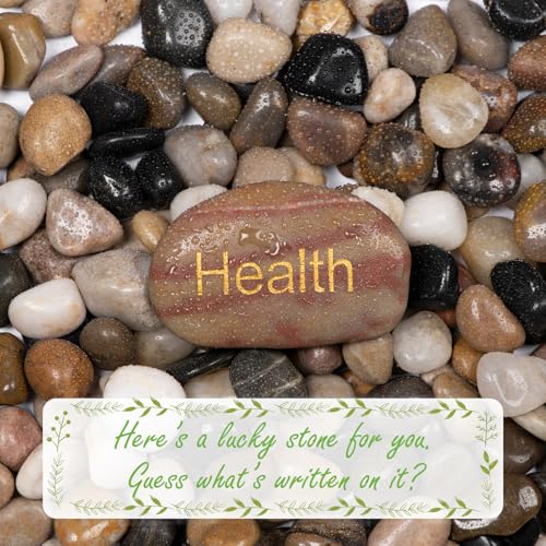 11lbs Natural River Rocks, Polished Pebbles for Plants Garden, 0.3-0.8 inch Decorative Peach Stones, Ideal for Fish Tank, Vases, Crafting, Home Decor and Garden Landscaping Rocks,Mix - size: 11 Pounds, style: Mixed