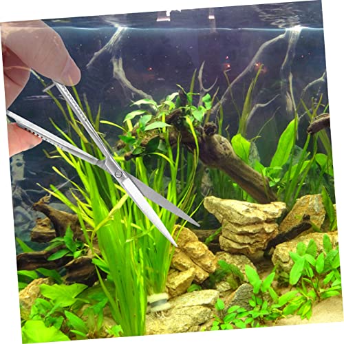 HANABASS Portable Aquarium Spring Scissors Stainless Steel Clipper for Aquascaping Precision Cutting of Delicate Plants Tool for Aquarium Care
