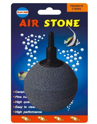 2" (50mm) Heavy Duty Ball Type Airstone Round Ceramic Ball Air Stone for Pond or Aquarium Pump Fine Bubble Diffuser for Outdoor Pond Garden Circulation Systems, Aquatic, Hydroponic, Fish Tank
