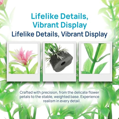 TOYANDONA 20pcs Aquarium Plants Artificial Plastic Fish Tank Decorations Underwater Aquatic Plants for Freshwater Fish Tanks Household Aquarium Décor