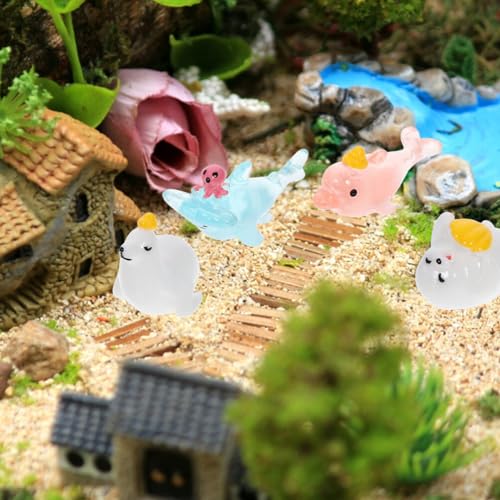 12pcs Lifelike Animal Decorations for Aquarium Safe Resin Fish Tank Ornaments Compact Underwater Decor for Miniature Gardens and Fish Tanks