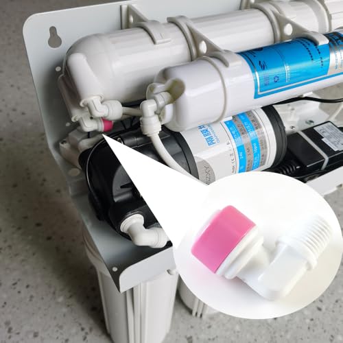 Malida 1/4 inch Quick Connect Check Valve for RO purifiers Water Reverse Osmosis System (Male Elbow Check Valve) - style: Male Elbow Check Valve