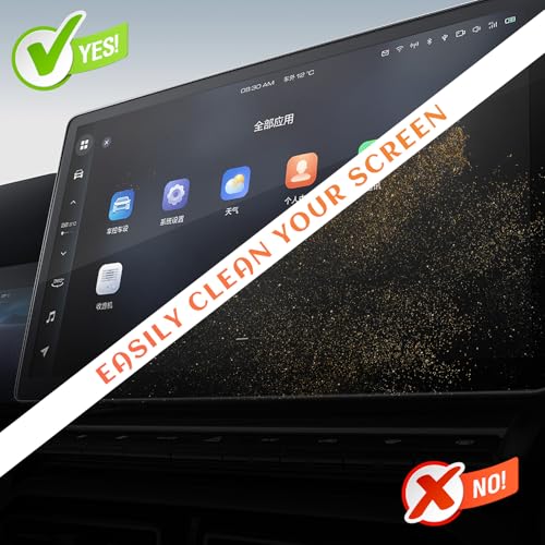 Car Screen Cleaner, 4.33"×4.33" Round Microfiber Auto Touchscreen Cleaning Cloth, Reusable Vehicle Interior Touch Screen Cleaning Pad Non-Scratch Wipes, Car Accessories - color: Round
