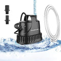 400GPH Submersible Water Pump, 20W Water Fountain Pump, Aquarium Pump, 1500L/H Water Pump with 7ft Power Cord for Garden Fountain, Water Table, Waterfall, Fish Tank, Pond, Hydroponics - size: 20W-400GPH