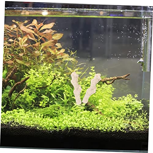 Ipetboom Crushed Coral Filter for Freshwater Aquarium pH Buffer Media, 1.1lb Natural Coral Gravel with Reusable Mesh Bag for Fish Tank Cichlid Substrate, Calcium Mineral for Snails