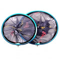 Aluminum Alloy Landing Net Head Replacement Frame for Fishing Rod Handles - Blue - size: 11.81 x 11.81 x 11.81"