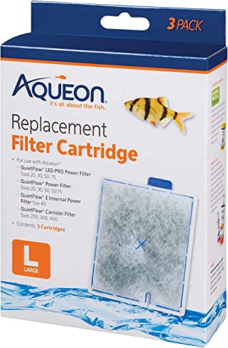 (2 Boxes) Aqueon 06087 Filter Cartridge, Large, 3-Pack each