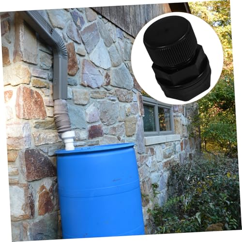 Water Tank Adapter PVC Coupler with Seal Gasket Hose Fitting for Rain Buckets Aquariums Tubs and Easy to Install Connecting Part for Water Storage