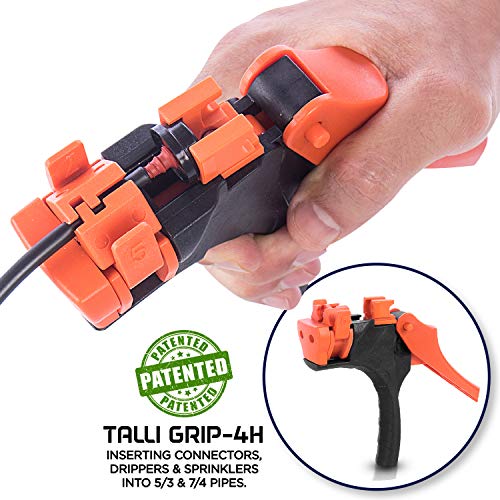 Al-Magor Talli Grip TG Garden Patented Insertion Tool for Dripper - Connector & Dripper Gun - Drip Irrigation Tool -Irrigation System for Garden - Drip Irrigation Punch Tool Kit -700011