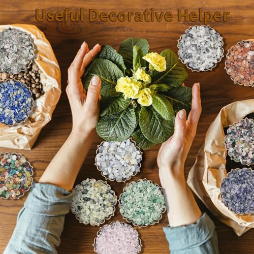0.45 LB Polished Agate Stones Natural Decorative Rocks for Outdoor Decoration Home Decoration Fish Tank Vase Filler DIY Handmade Bamboo Succulents Cactus (Blue Stripe) - color: Blue Stripe
