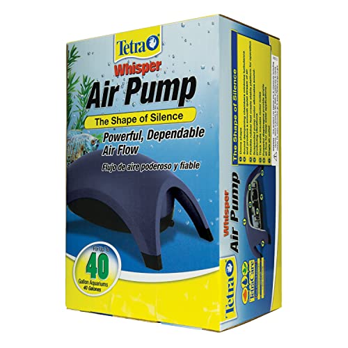 Tetra Whisper Air Pump 20 To 40 Gallons, For Aquariums, Powerful Airflow, Non-UL Listed - size: 20-40-gallon