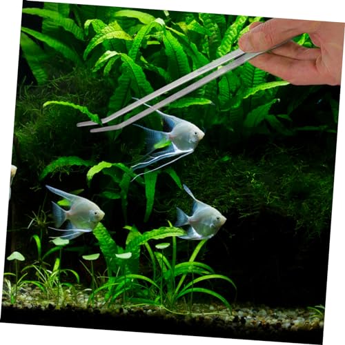 LIOOBO 1Set Aquascaping Tools Aquarium Maintenance Aquatic Plant Scissors Tweezers Spatula Kit for Fish Tank Care