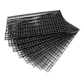 Aquarium Fish Tank Bottom Isolation 8 Pcs, Plastic Egg Crate Grid Divider Tray Egg (S 8pcs Black) - size: S 8pcs Black