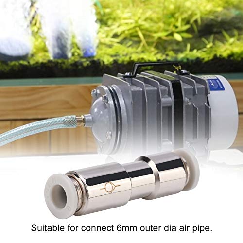 Air Pump Check Valves, Quick Connect, Air Tight Design, Water Reverse Prevention for CO2 Atomizer & Aquarium Fish Tank