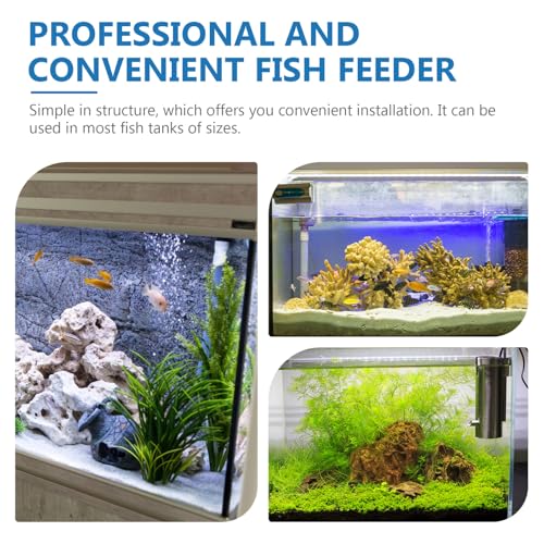 KESYOO 3pcs Fish Feeding Rings with Suction Cup Fish Tank Feeding Tool for Aquarium with Blue Round Blue Square and Frame Shapes for Home Aquarium Use