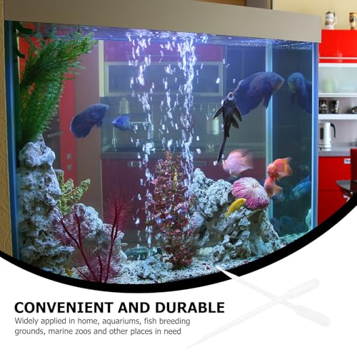 10pcs Plastic Syringe Tubes Coral Feeders Brine Shrimp Liquid Feeders 5ml Manual Feeding Pipettes for Marine Fish Aquarium Supplies