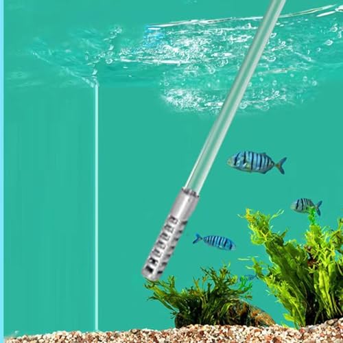 Aquarium Siphon, 87 Inch Segmented Aquarium Water Changer with Flows Control Valve and Hanger, Transparent Fish Tank Cleaner
