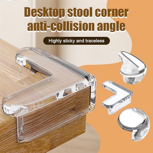 10pcs Corner Protector Baby, Baby Proof Corners and Edges, Clear Table Corner Covers Baby, Corner Guards for Table Edges & Sharp Corners (10pcs Water Drop) - color: 10pcs Water Drop