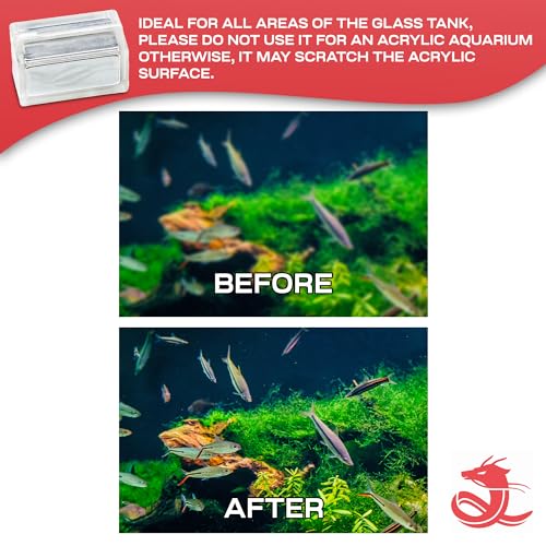 Chihiros Magnetic Aquarium Cleaner for 8-10m Tank - Non-Slip & Scratch-Free Aquarium Magnetic Glass Cleaner - Floating Magnetic Fish Tank Cleaner - Aquarium Cleaning Tools - Nano - size: Nano