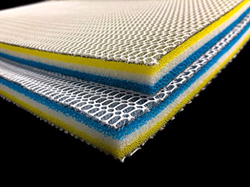 Wave Point Upgraded 9-Layer Filter Pads for Aquarium, Fish Tank Accessories Sponge Filter, 20×16in Super Filtering Effect Filter Floss for Fish Tank Filters Media and Pond (20" x 16" - 1 pc) - size: 20" x 16" - 1 pc
